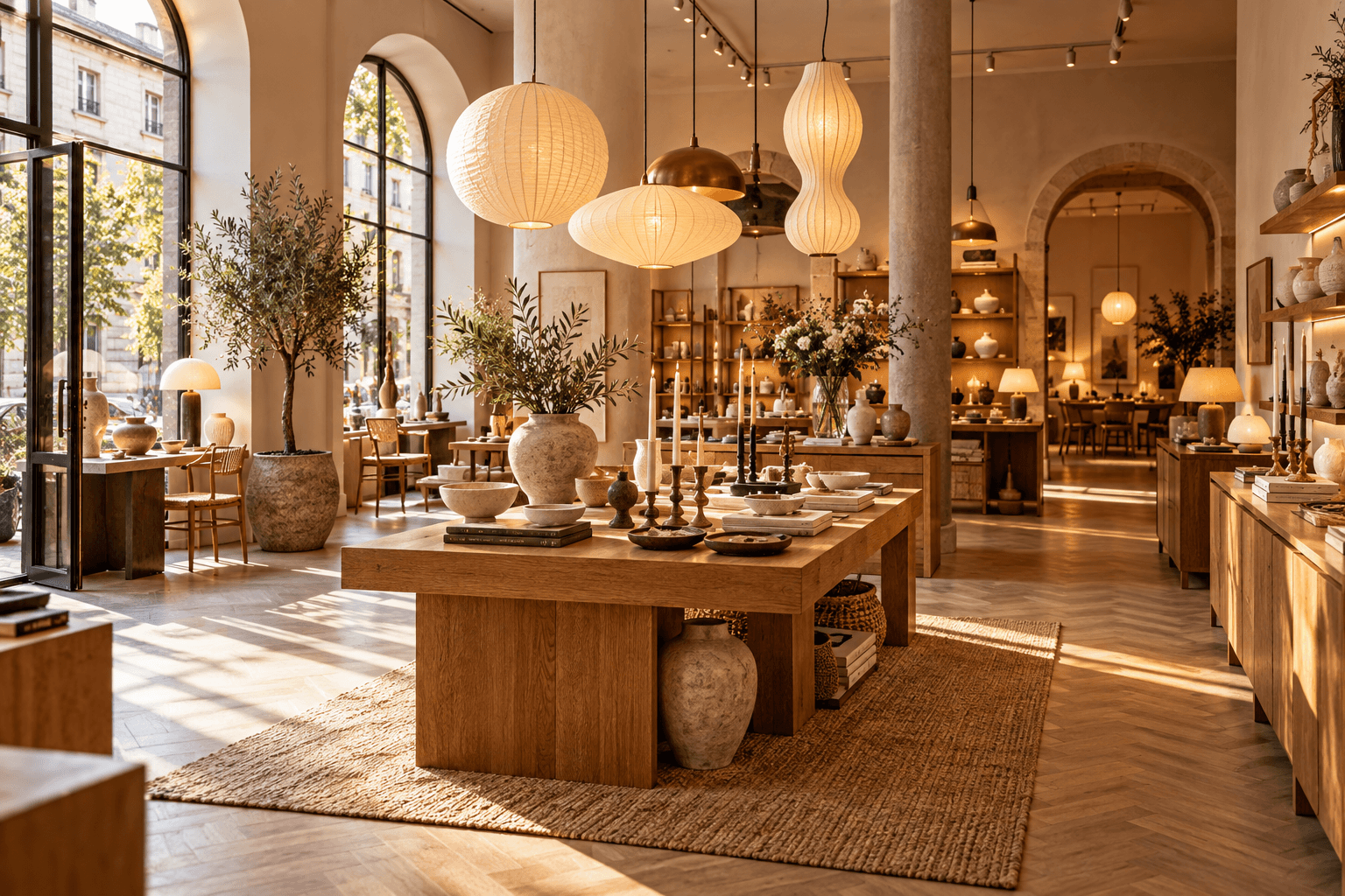 Verlichtingswinkel met sfeervolle lampen en woonaccessoires